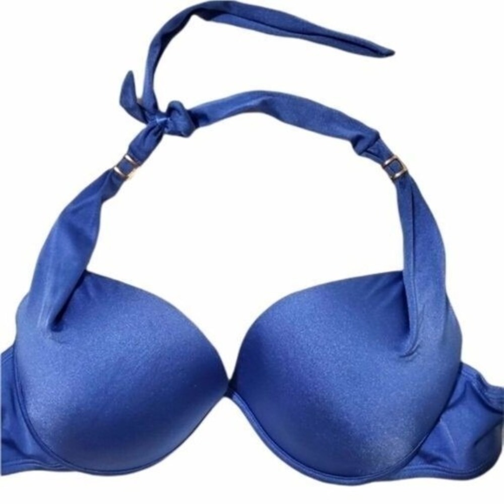 Victoria's Secret Blue Halter Push-Up Bra